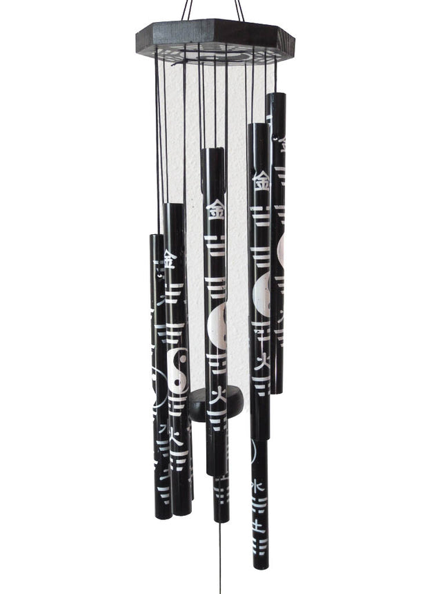 Windgong Yin Yang zwart (75cm)