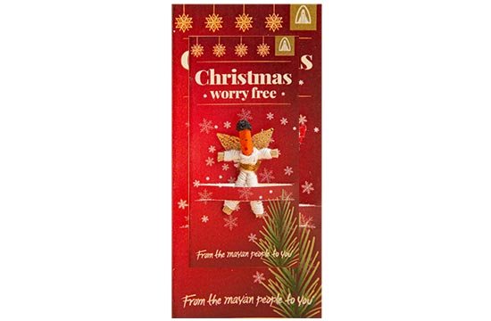 Zorgenpoppetje Christmas - Lucky Touch - Bedankjes & Cadeautjes