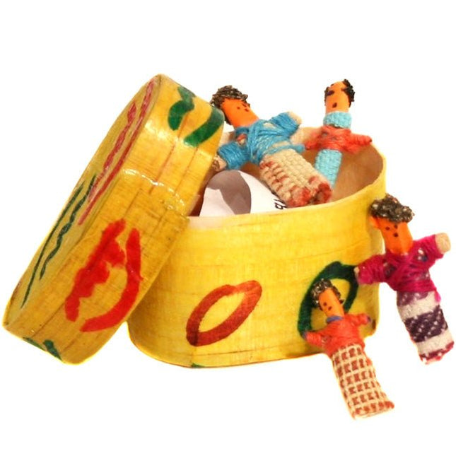 Zorgenpoppetjes doosje - Lucky Touch - Bedankjes & Cadeautjes