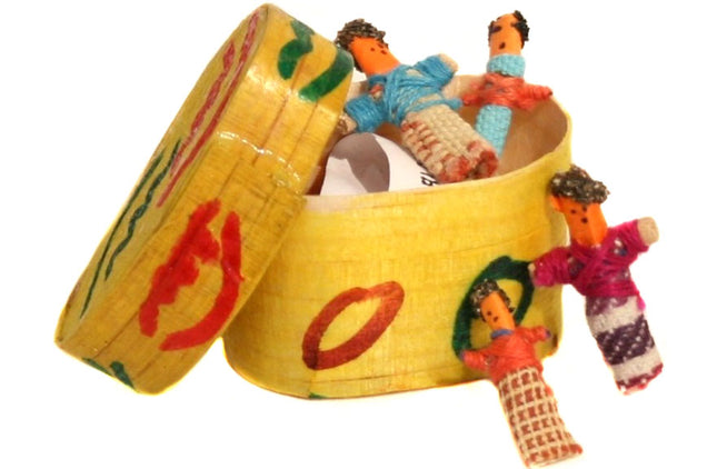 Zorgenpoppetjes doosje